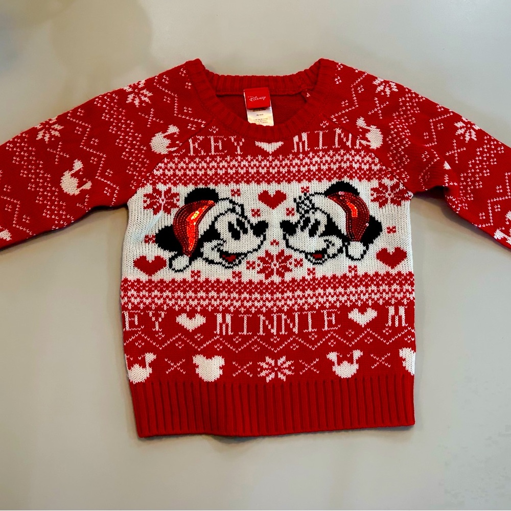 NWT Mickey and Minnie HolidaySweater by Disney